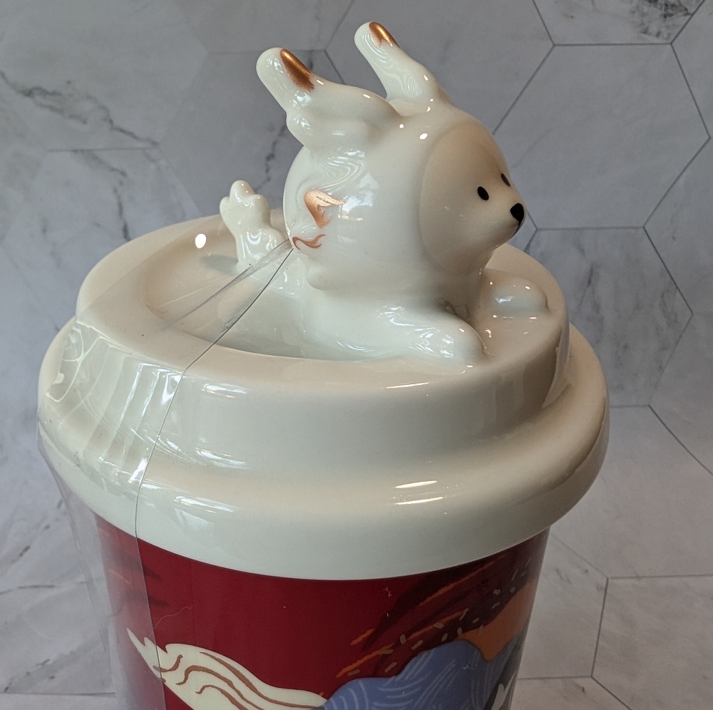 BN Starbucks Japan 2024 New Year Dragon Canister - Picture 10 of 15